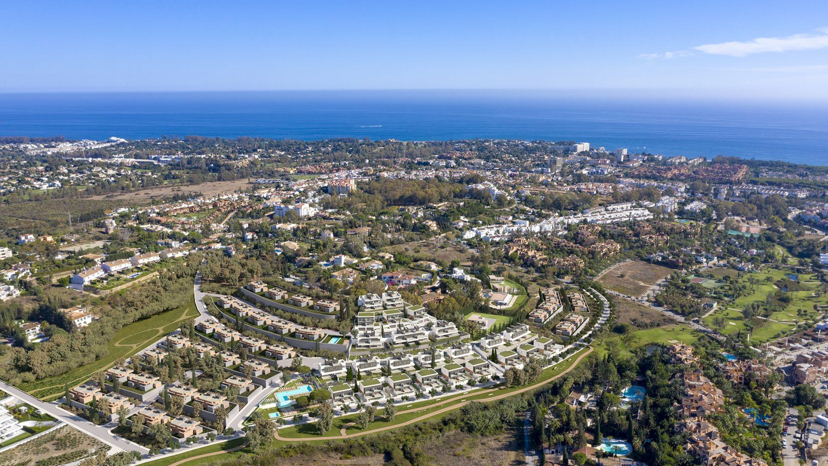 Serene Atalaya, semi-detached villas in Atalaya, Estepona
