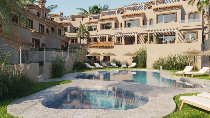 Agra Residencial Estepona, maisons de ville de style andalou