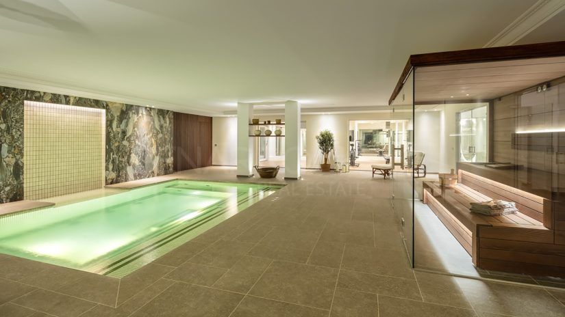 Sotano piscina villa marbella, basements